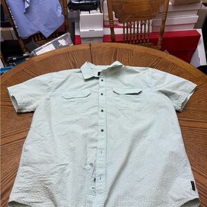 Prana Light Green Men's Shirt